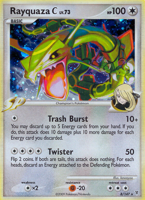 Rayquaza C Pokémon card