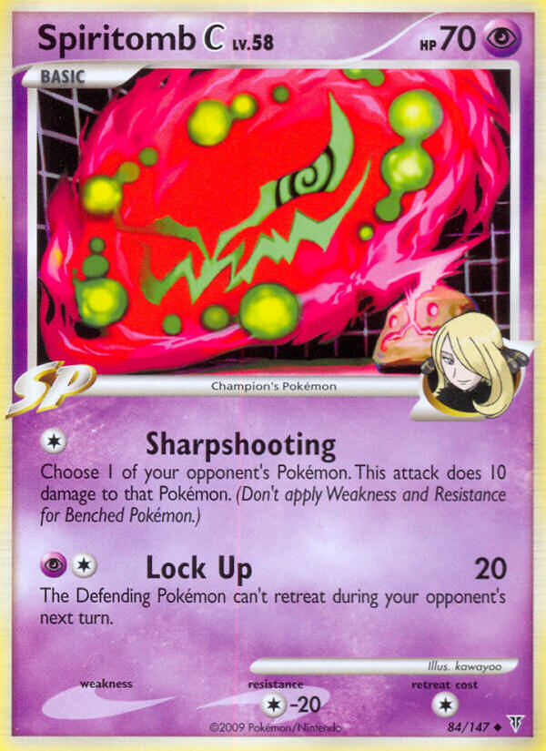 Spiritomb C Pokémon card