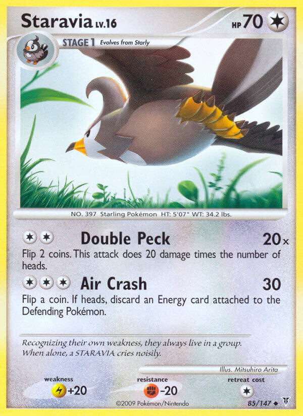 Staravia Pokémon card