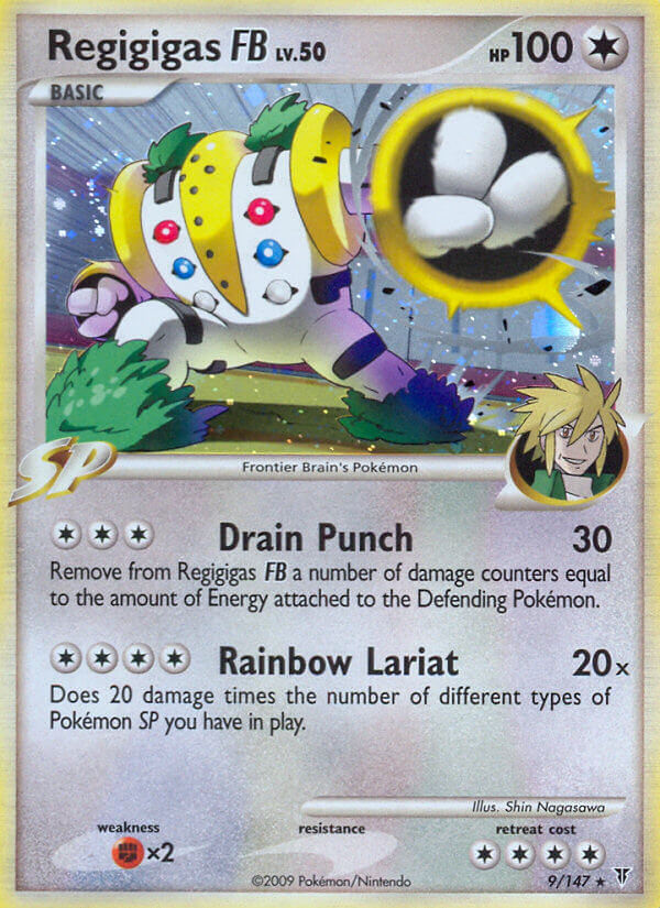 Regigigas FB Pokémon card