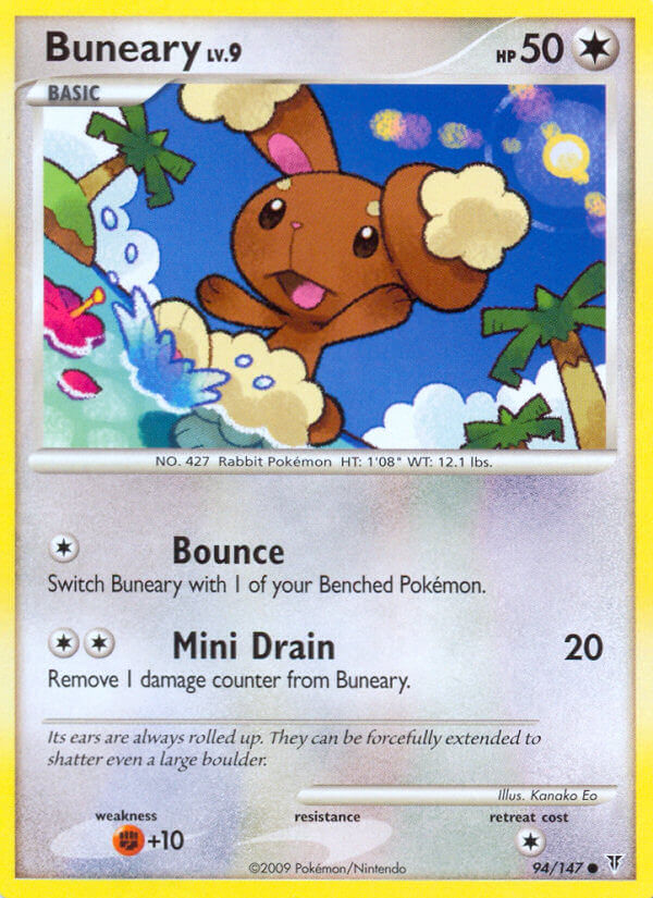 Buneary Pokémon card