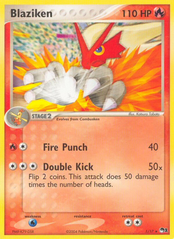Blaziken Pokémon card