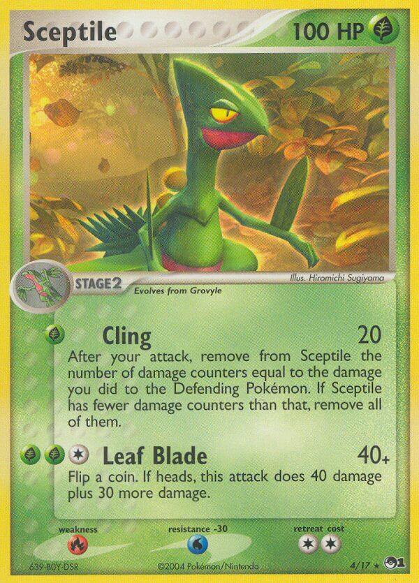 Sceptile Pokémon card