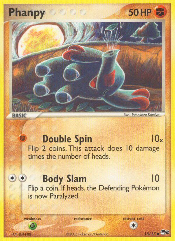 Phanpy Pokémon card