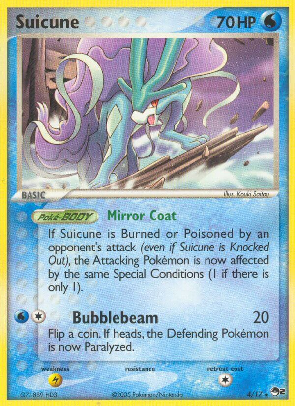 Suicune Pokémon card