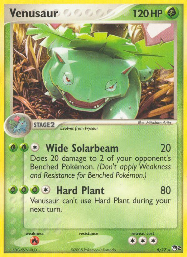 Venusaur Pokémon card