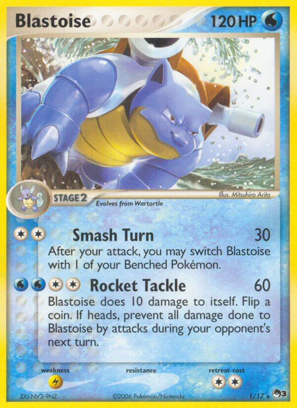 Blastoise Pokémon card