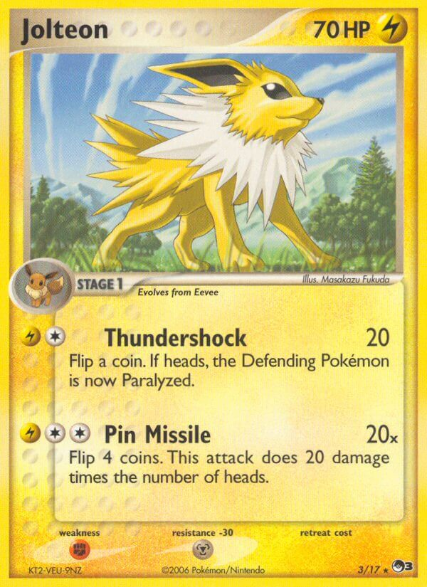 Jolteon Pokémon card