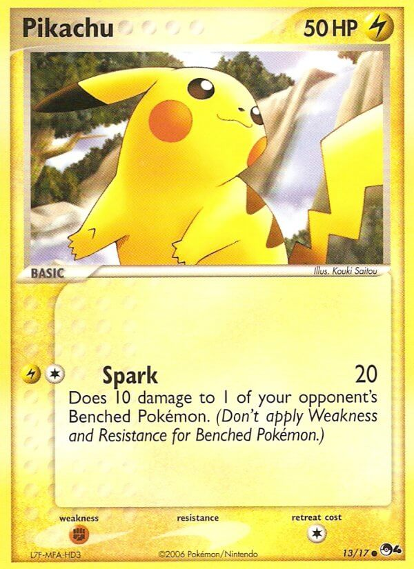 Pikachu Pokémon card