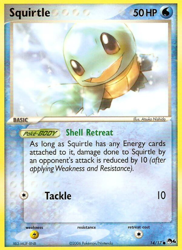 Squirtle Pokémon card