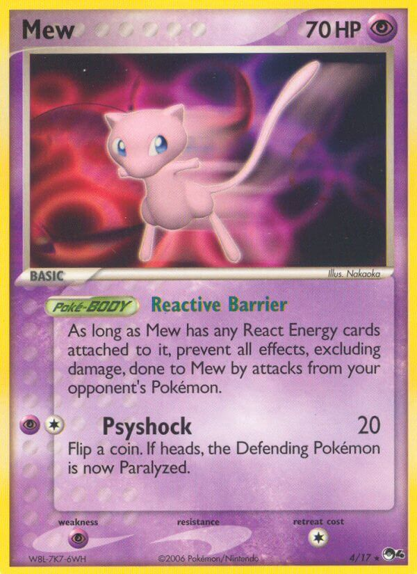 Mew Pokémon card