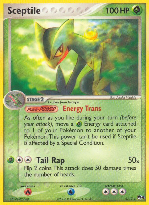 Sceptile Pokémon card