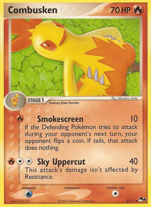 Combusken Pokémon card