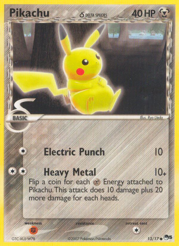 Pikachu δ Pokémon card