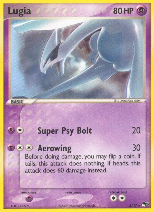 Lugia Pokémon card
