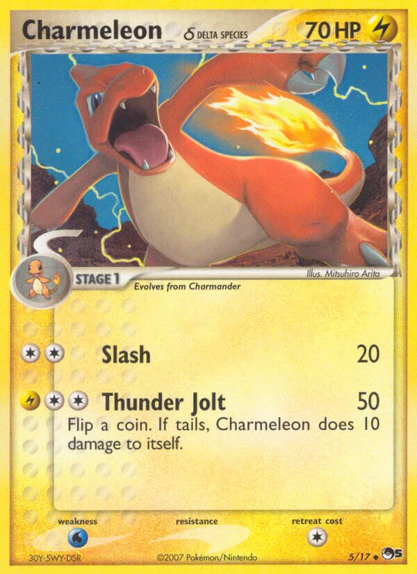 Charmeleon δ Pokémon card