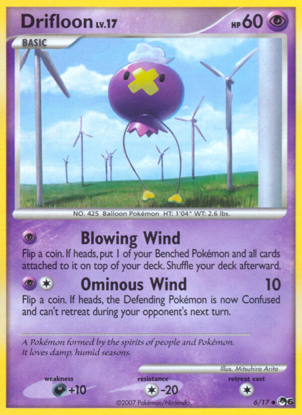 Drifloon Pokémon card