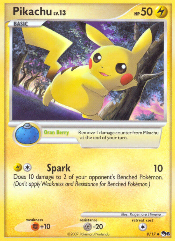 Pikachu Pokémon card