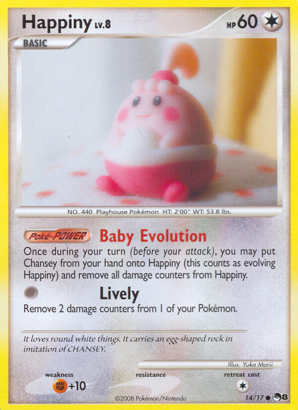 Happiny Pokémon card