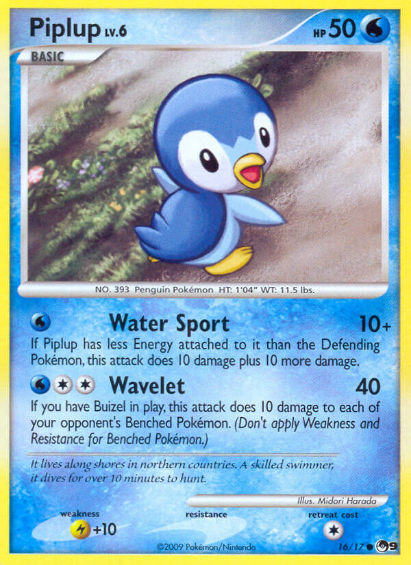 Piplup Pokémon card
