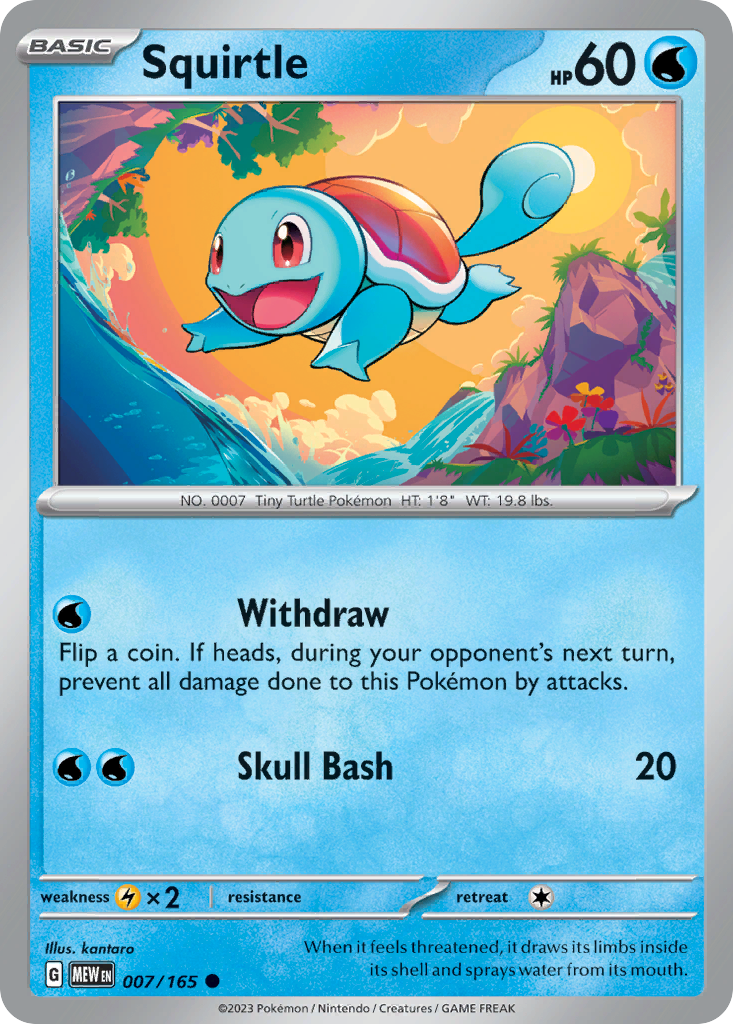Squirtle Pokémon card