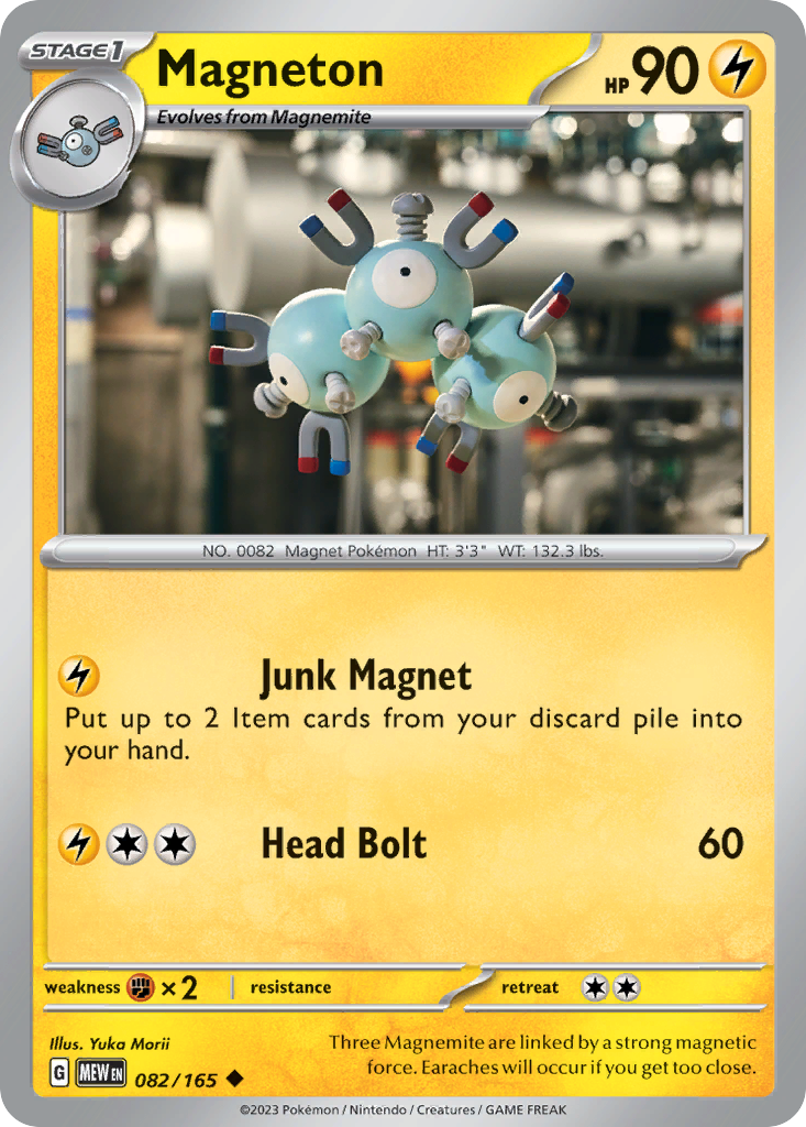 Magneton Pokémon card