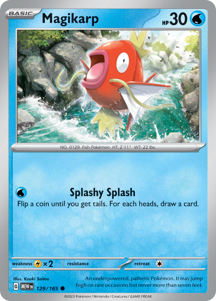 Magikarp Pokémon card