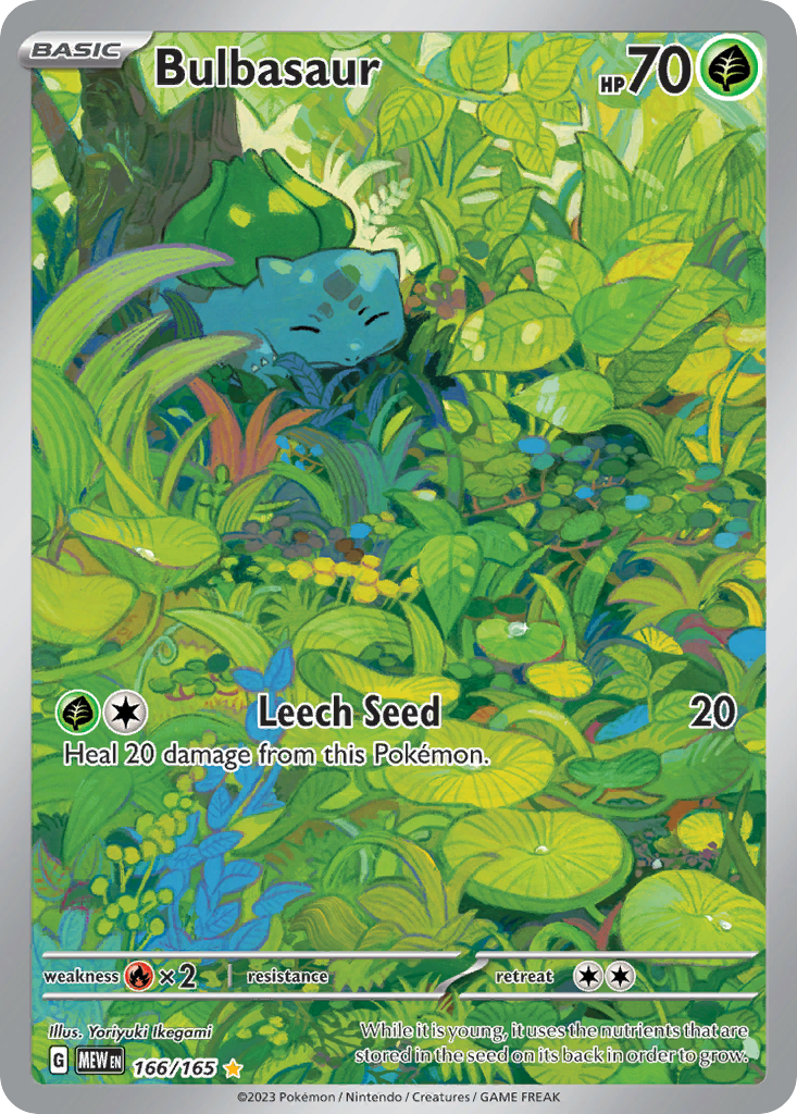 Bulbasaur Pokémon card