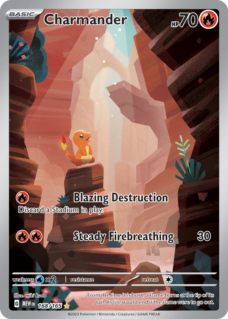 Charmander Pokémon card