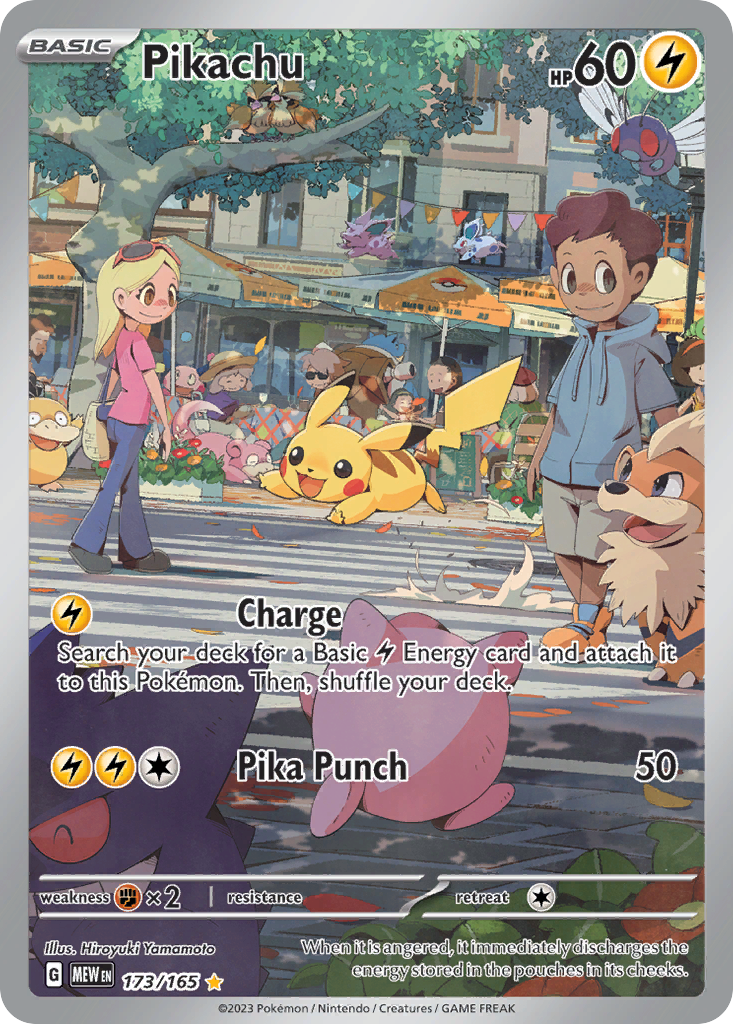 Pikachu Pokémon card