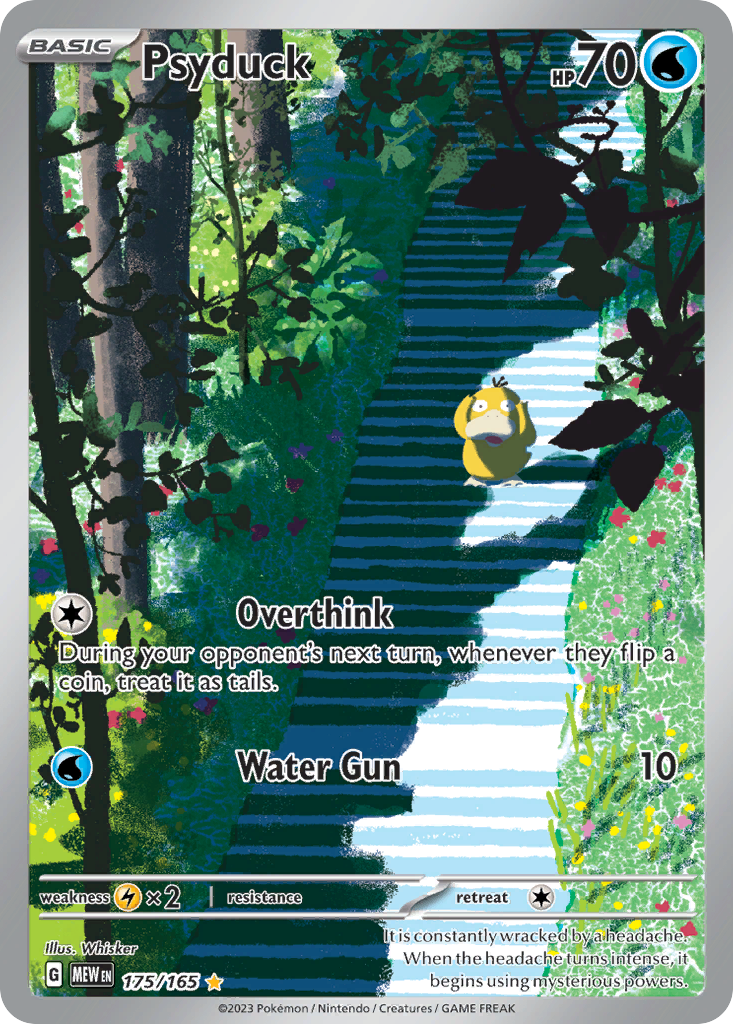 Psyduck Pokémon card
