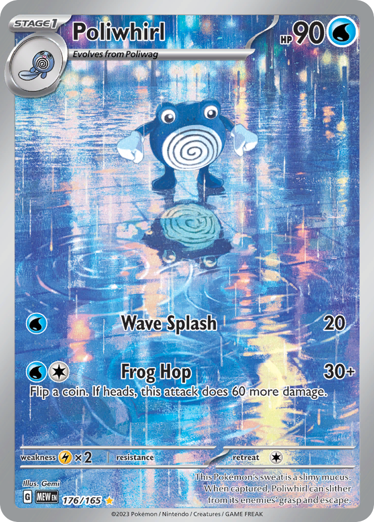 Poliwhirl Pokémon card