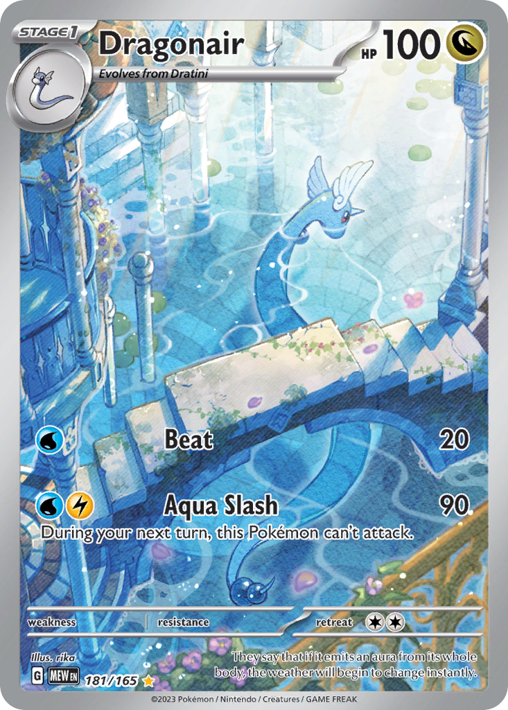 Dragonair Pokémon card
