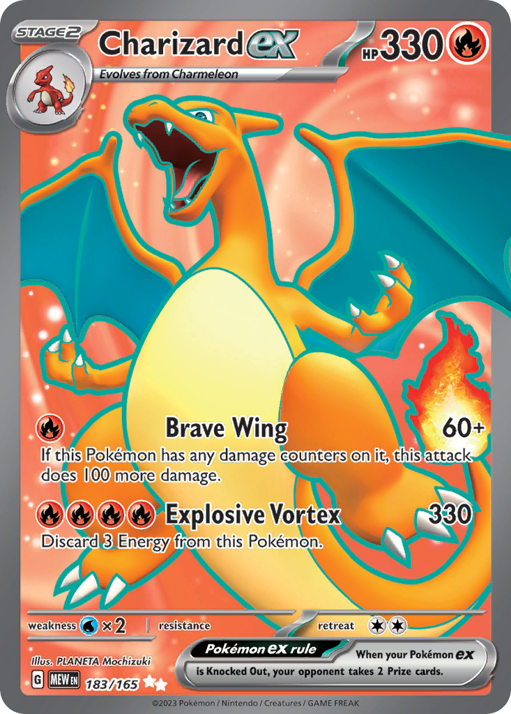 Charizard ex Pokémon card