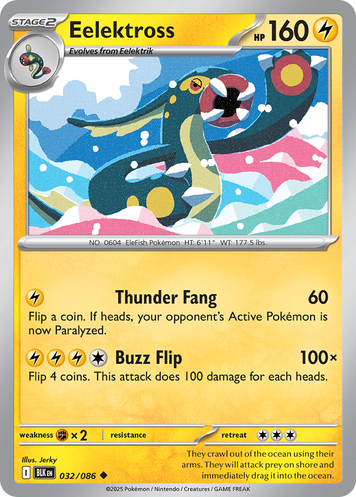 Eelektross Pokémon card