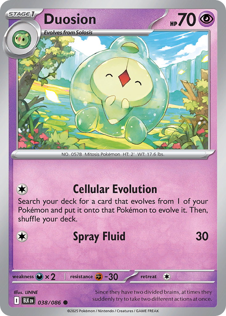 Duosion Pokémon card