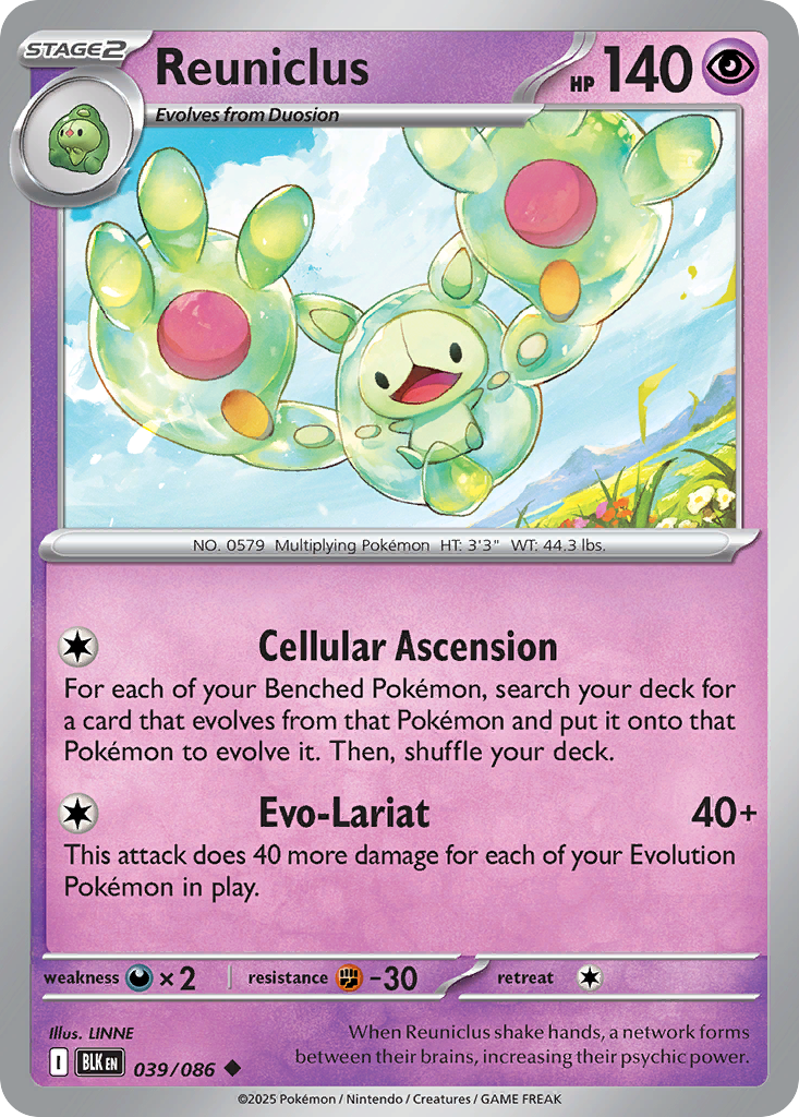 Reuniclus Pokémon card