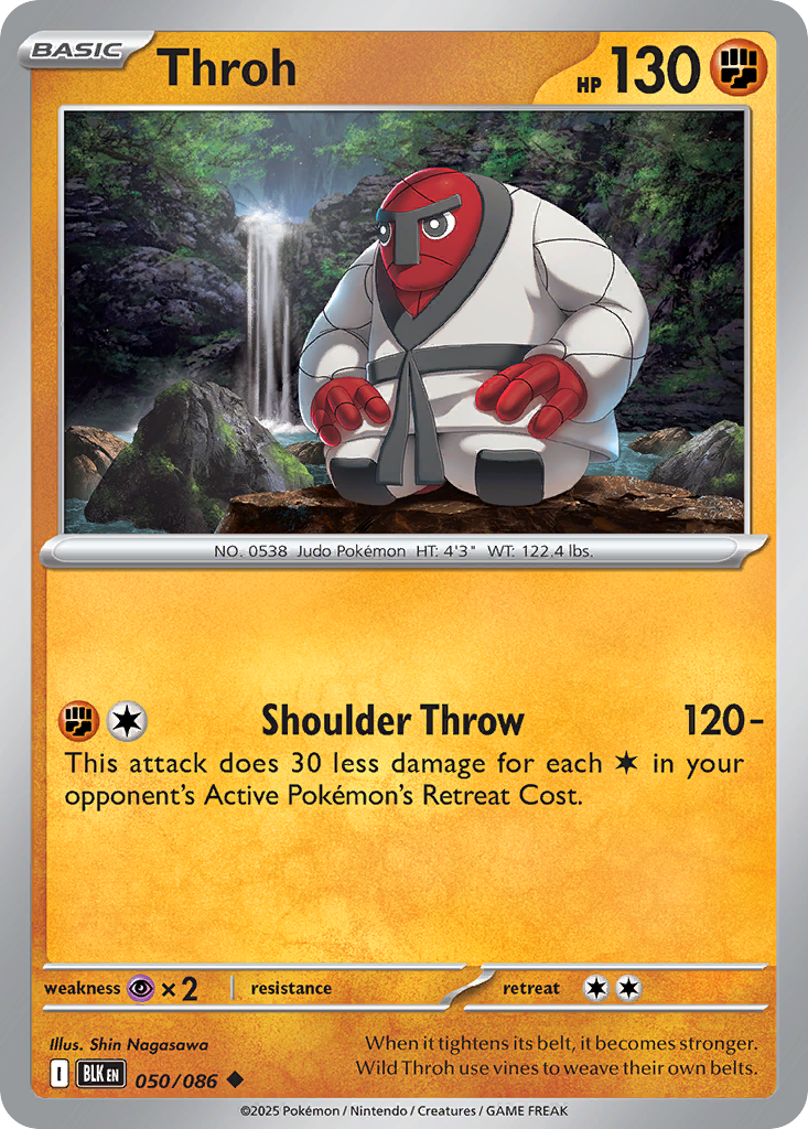 Throh Pokémon card