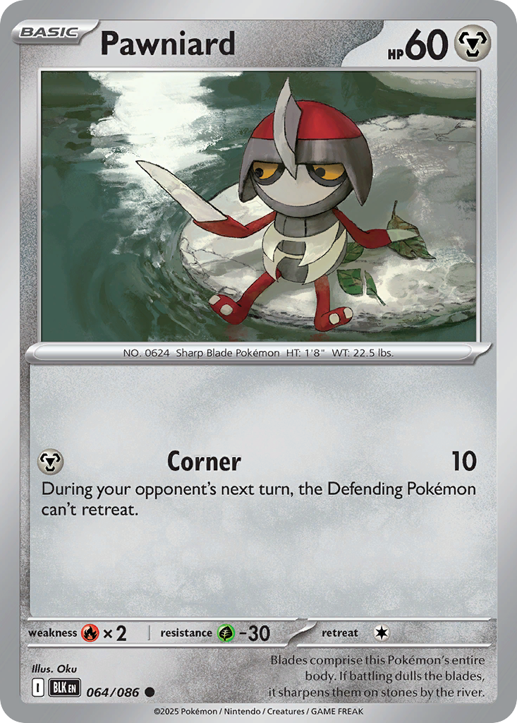 Pawniard Pokémon card
