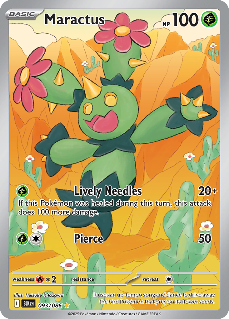 Maractus Pokémon card