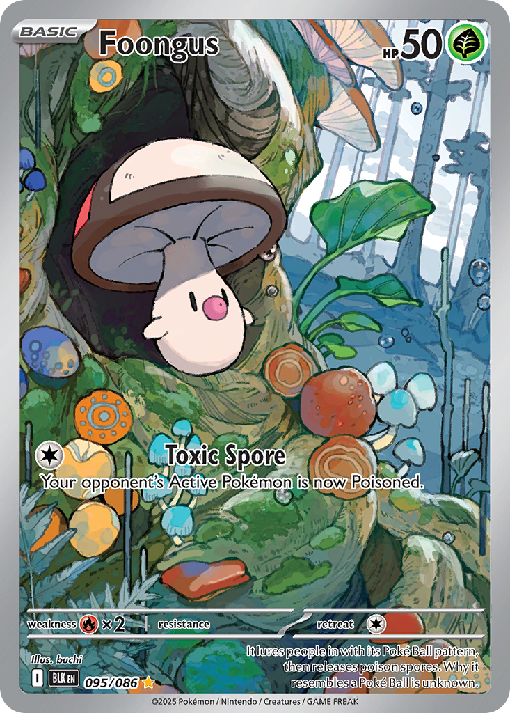 Foongus Pokémon card