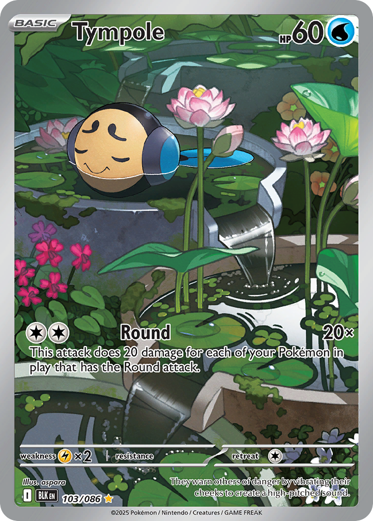 Tympole Pokémon card