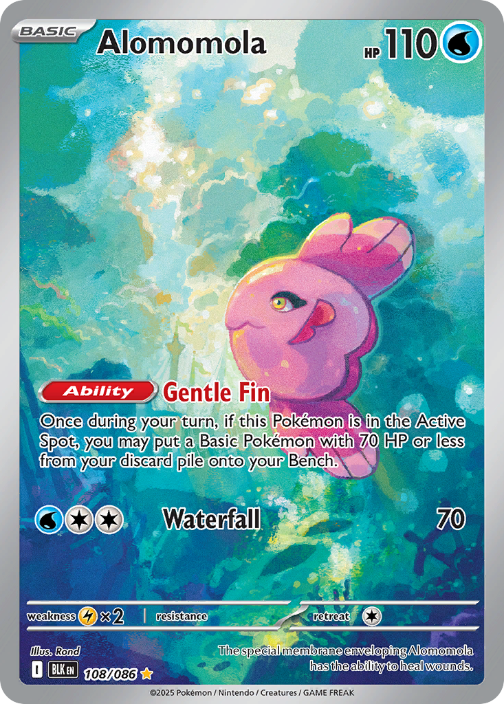 Alomomola Pokémon card