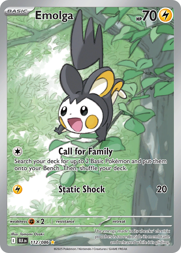 Emolga Pokémon card
