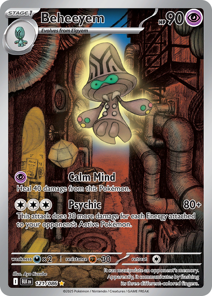 Beheeyem Pokémon card