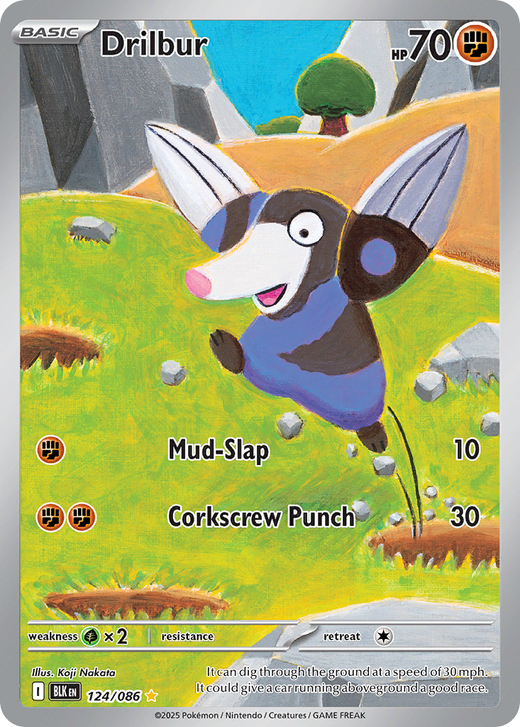 Drilbur Pokémon card