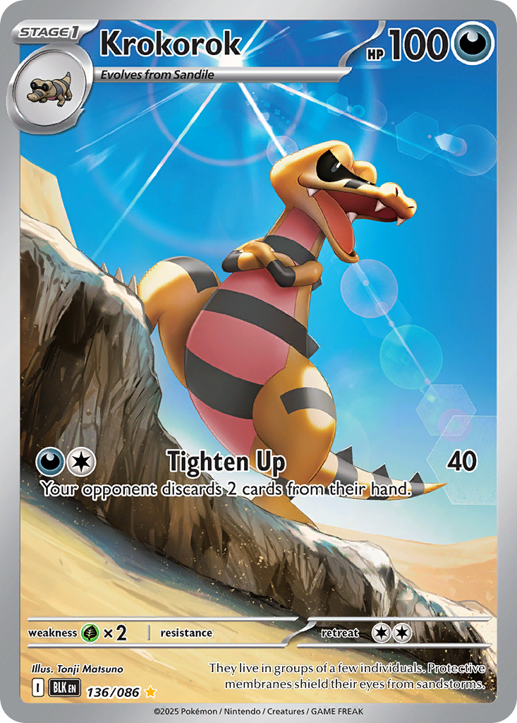 Krokorok Pokémon card