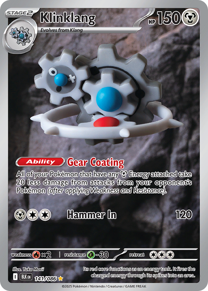 Klinklang Pokémon card