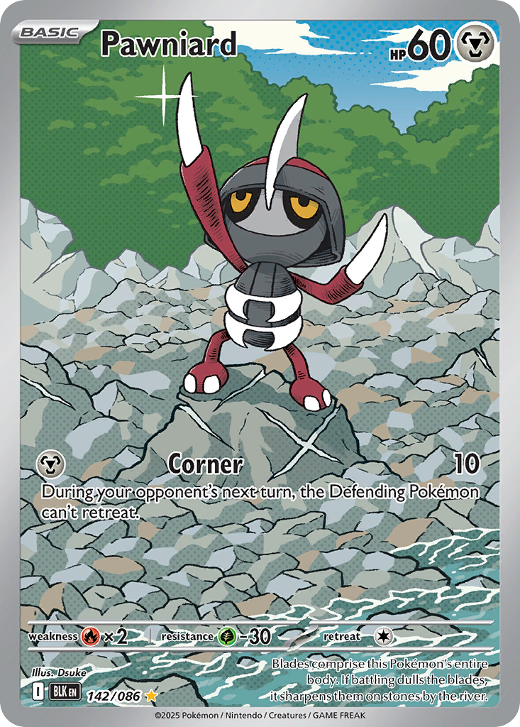 Pawniard Pokémon card