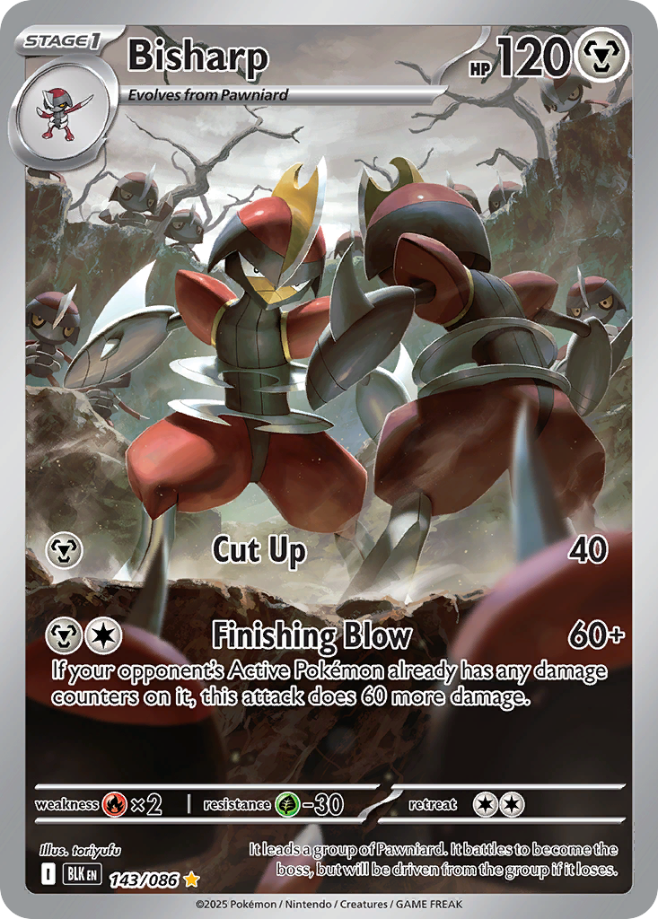 Bisharp Pokémon card